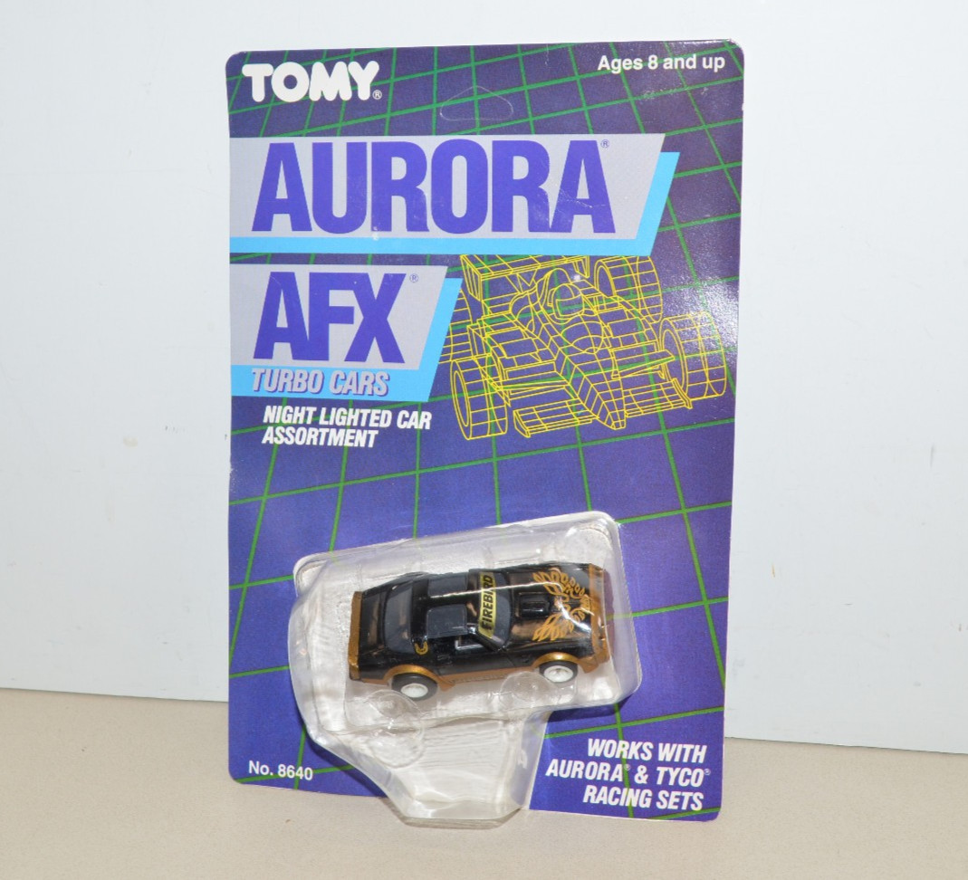 Vintage TOMY AURORA AFX Pontiac Firebird Slot Car MOC 1986 Sealed New