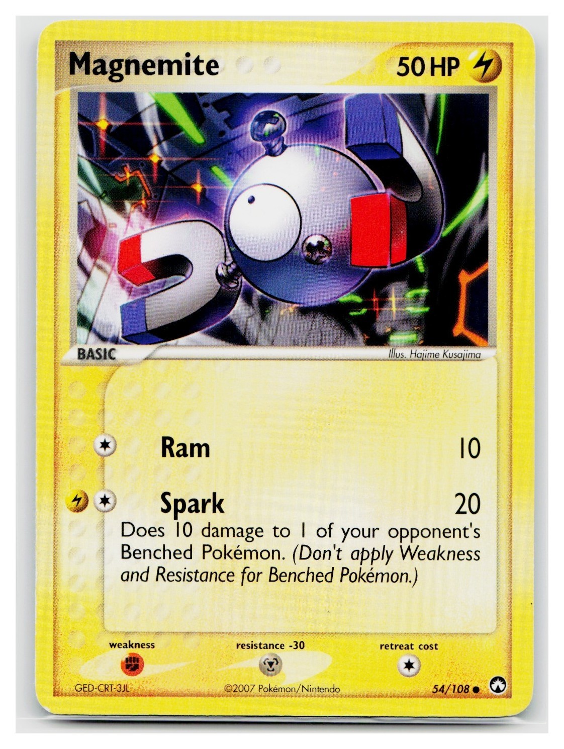 Magnemite 54/108 EX Power Keepers Common HP
