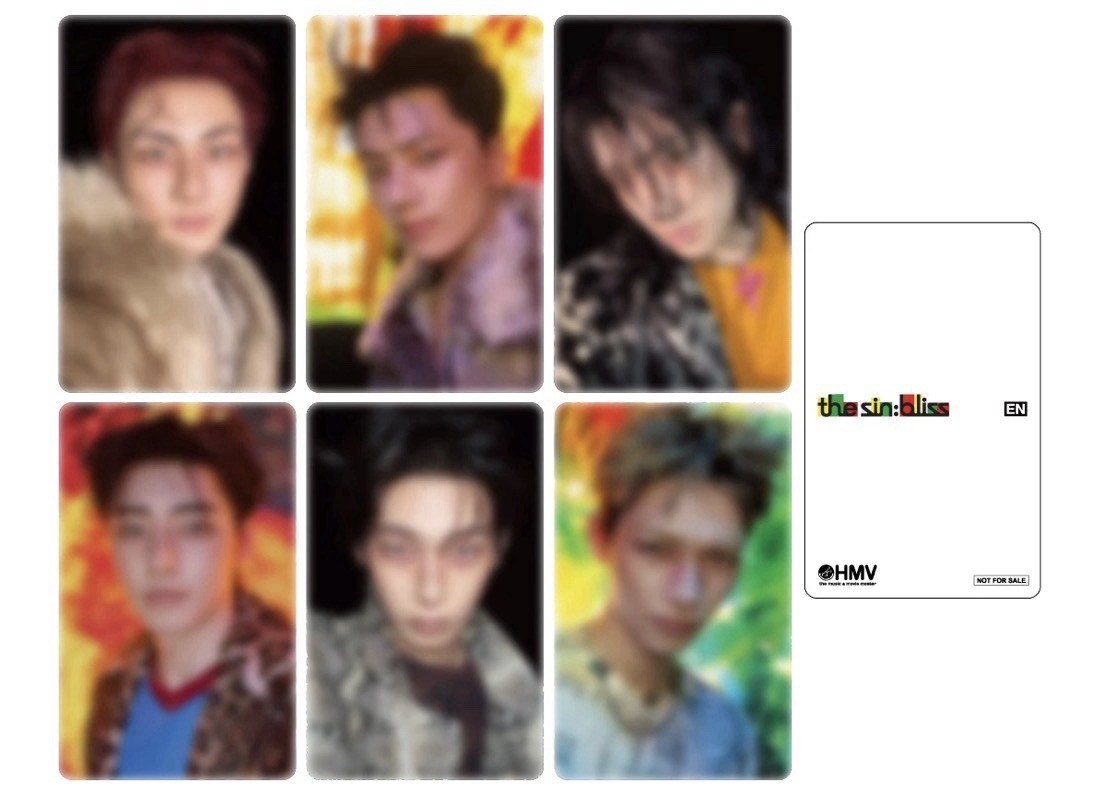 PSL ENHYPEN 8th Mini Album THE SIN : BLISS Japan HMV Lucky draw Photocard
