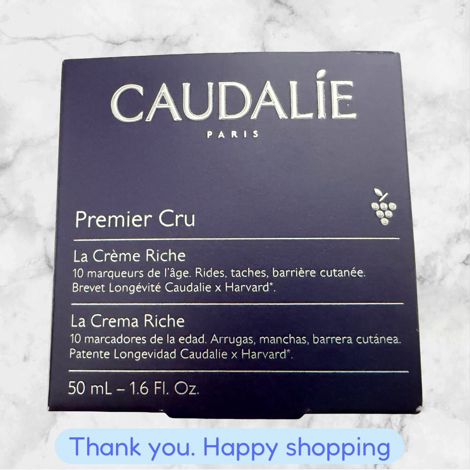 Caudalie Premier Cru The Rich Cream 1.6 fl oz 50 mL BRAND NEW SHIPPING Caudalie Premier Cru The Rich Cream 1.6 fl oz 50 mL BRAND NEW SHIPPING