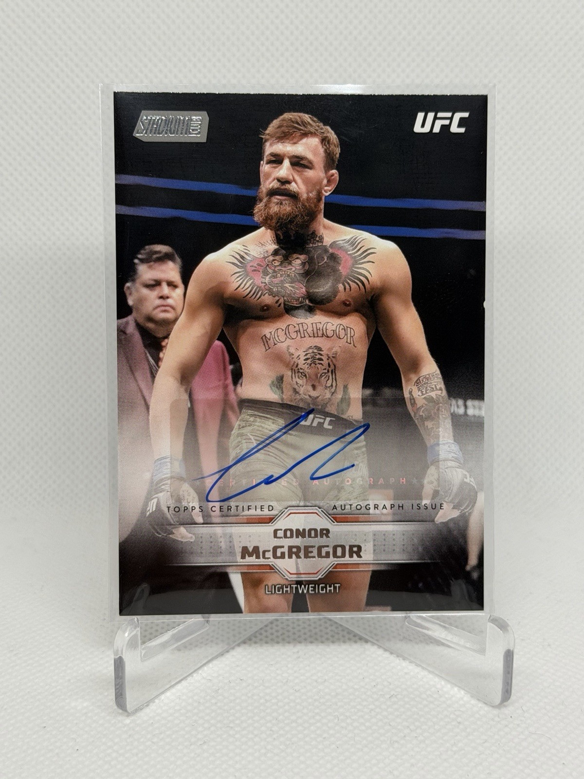 UFC TOPPS STADIUM CLUB 2026 CONOR MCGREGOR AUTO BASE BAV-CMR | REDEEMED