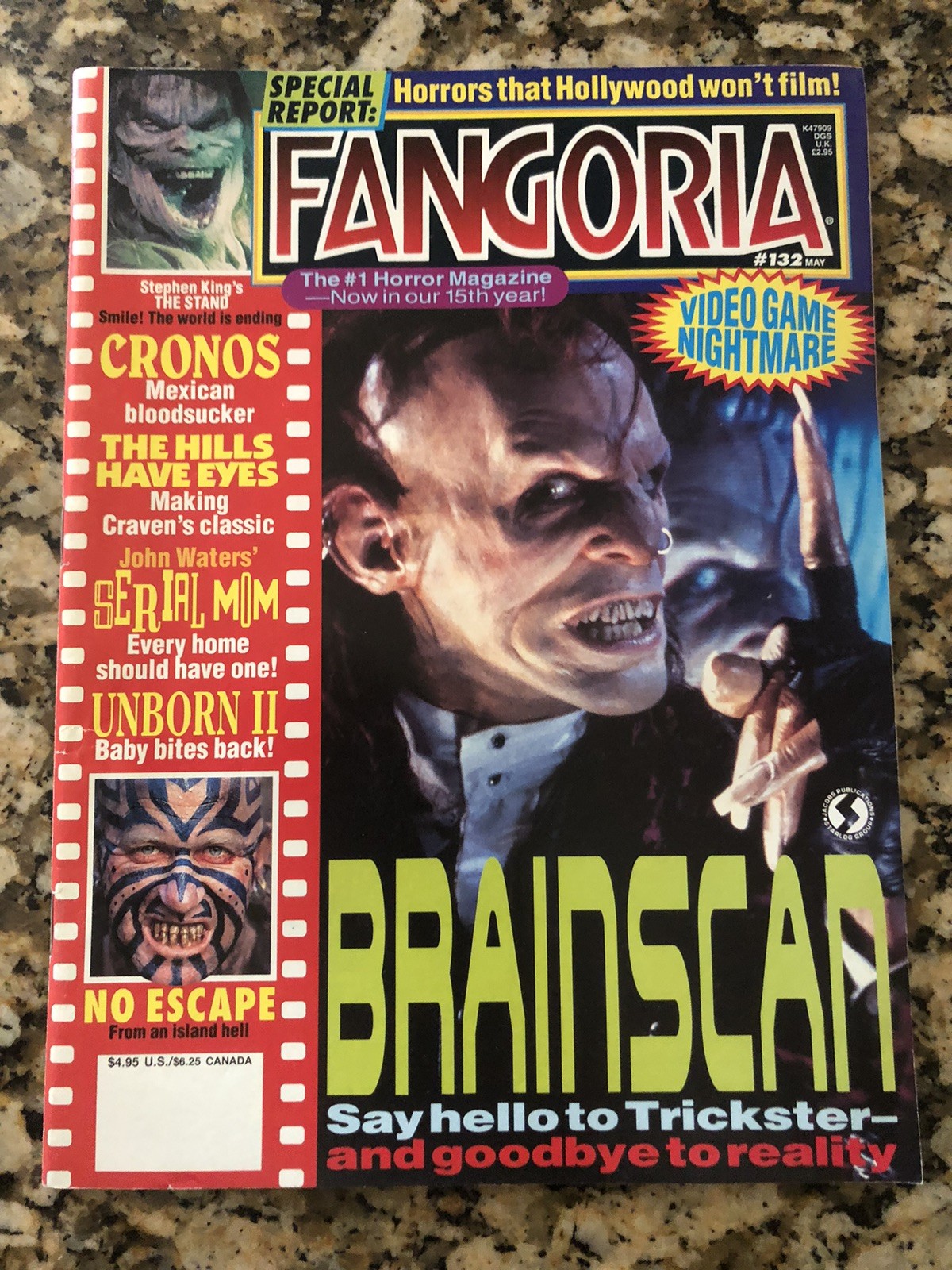 Fangoria Horror Magazine #132 VG 1994