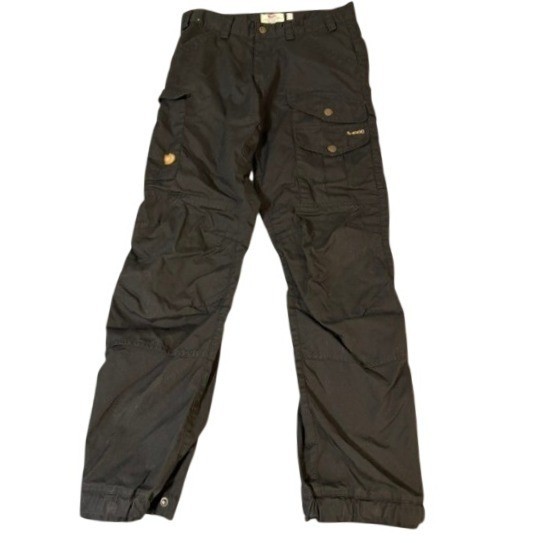Fjallraven Pants Mens 29 Black Vidda Pro Trousers G-1000 Cargo Hiking Trekking