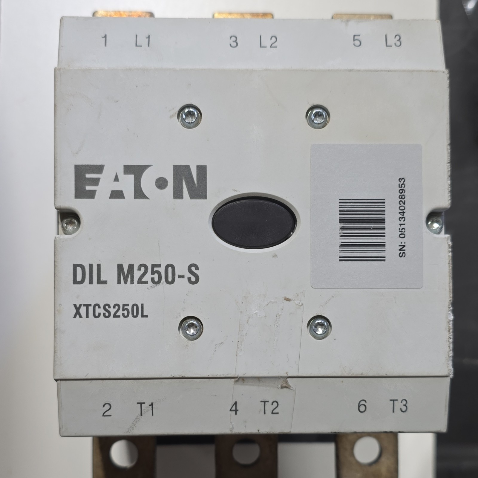 EATON | DIL M250 | XTCE250L | 430A | 110-250V | 40-60HZ/DC | 3 POLE | CONTACTOR EATON | DIL M250 | XTCE250L | 430A | 110-250V | 40-60HZ/DC | 3 POLE | CONTACTOR