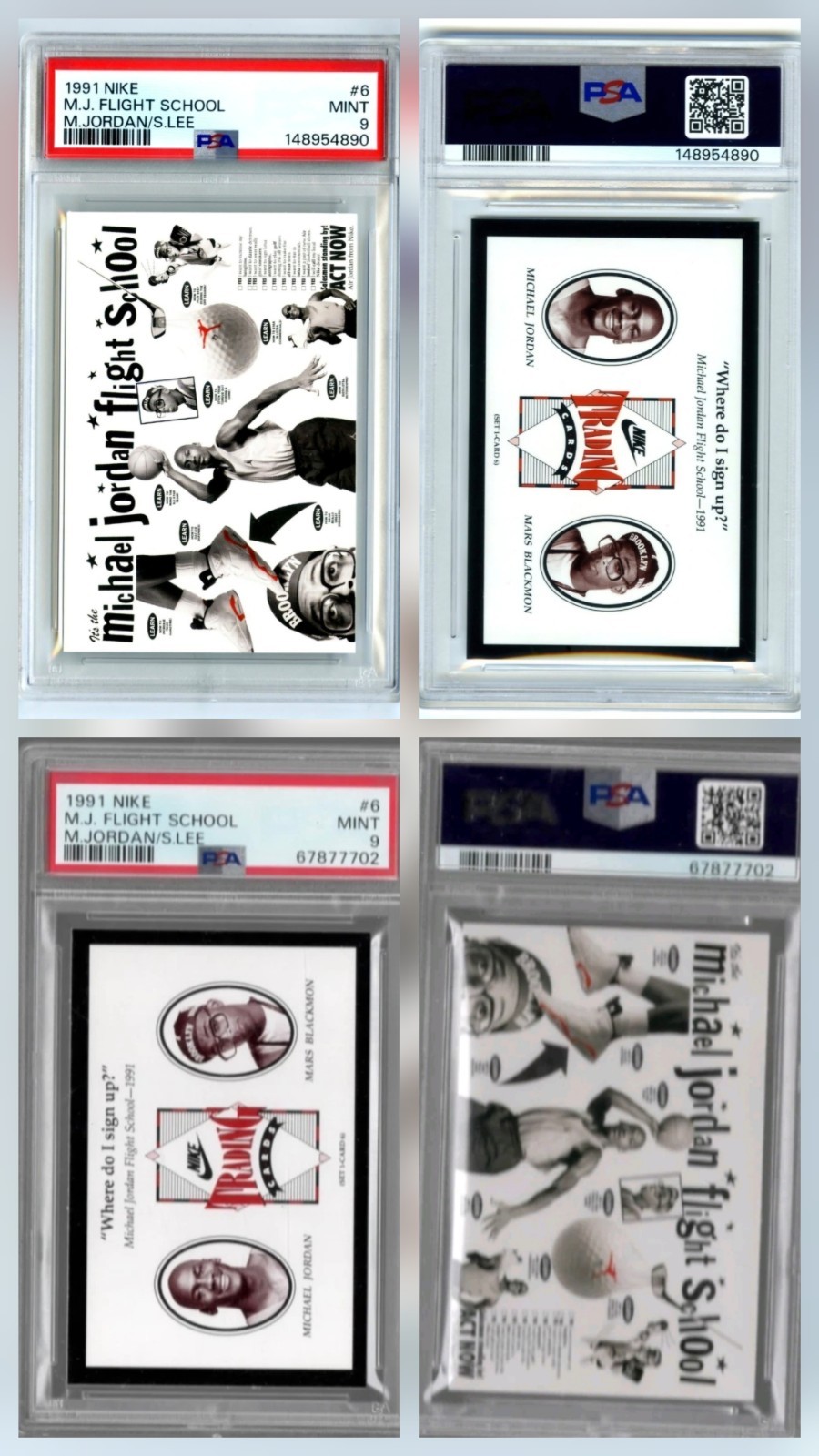 MICHAEL JORDAN SUPER RARE SET🤯🤯🤯BOTH COPIES OF THE ERROR SLAB WITH THE NORMAL MICHAEL JORDAN SUPER RARE SET🤯🤯🤯BOTH COPIES OF THE ERROR SLAB WITH THE NORMAL