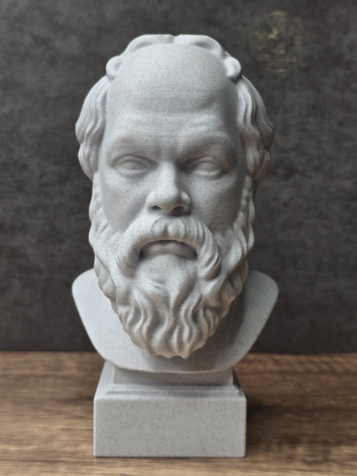 Socrates Bust Philosopher Statue Greek Classical Sculpture Desk Decor