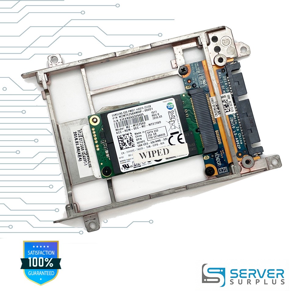 Dell PM851 256GB SATA mSATA Enterprise SSD | 00Y6FC | MZMTE256HMHP-000D1