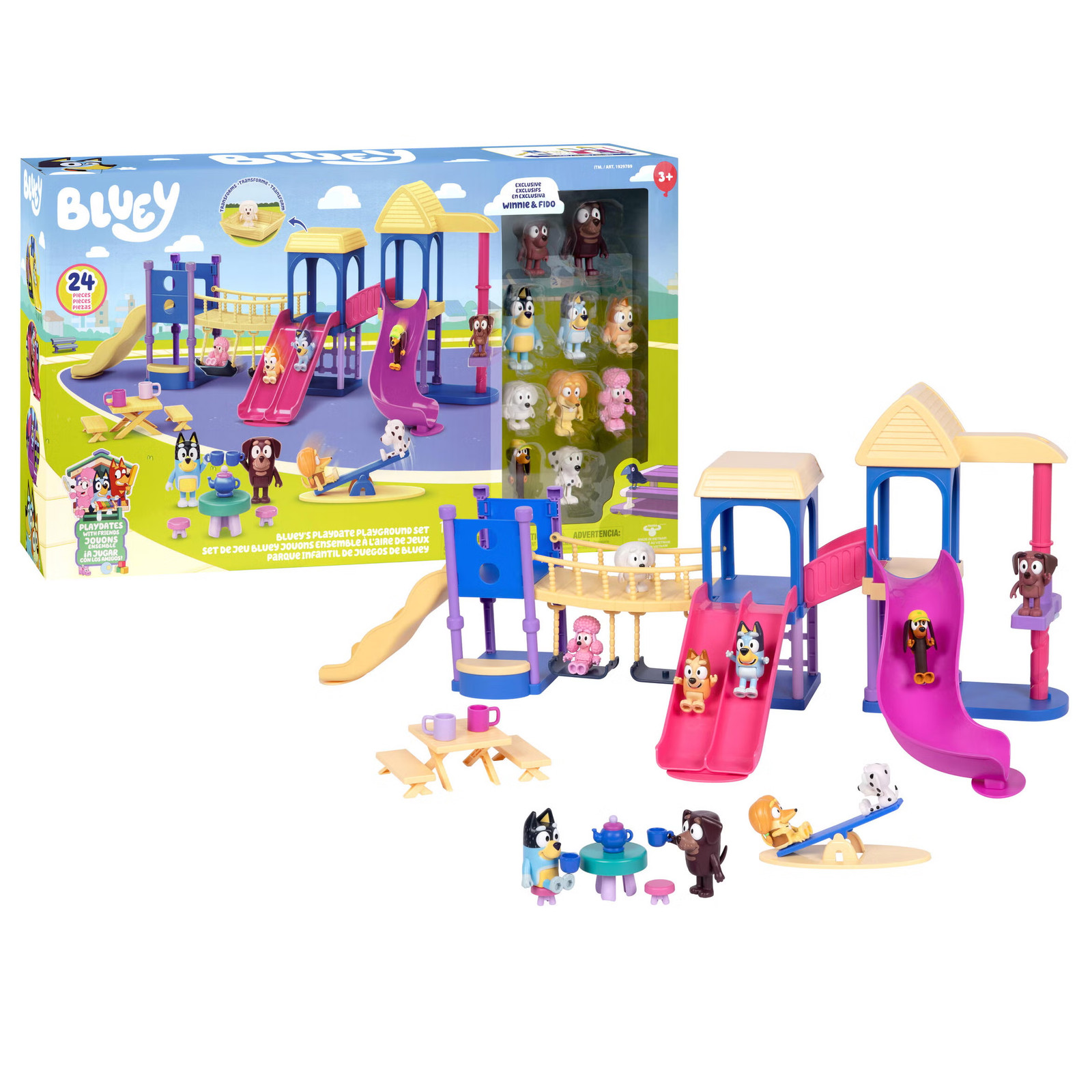 Bluey'S Playdate Playground Set Bluey'S Playdate Playground Set