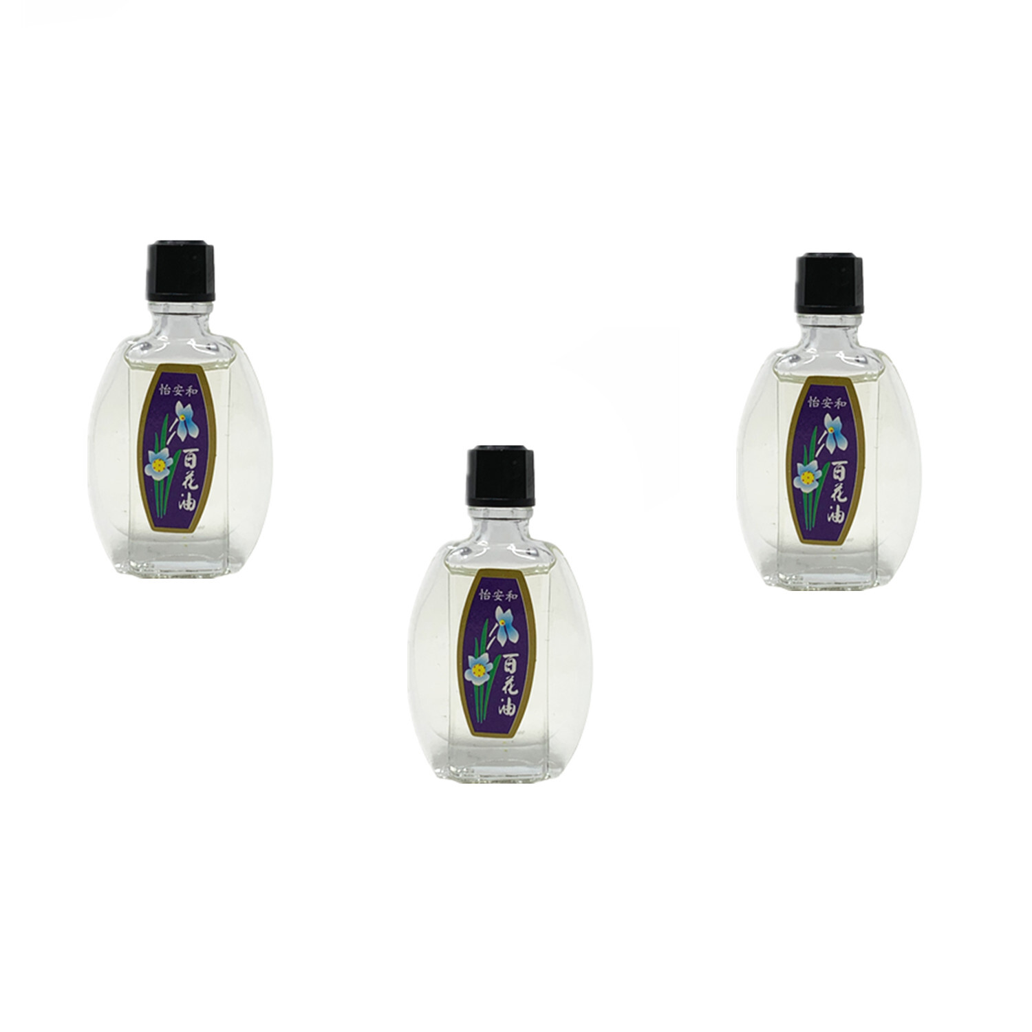 3/6/12 Pc White Flower Analgesic Balm Oil Yee On Wo Embrocation 5mL (0.17oz)-白花油