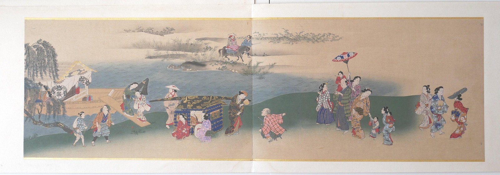 Ukiyoe-ha-gashu, 1906, Japanese antique woodblock print, Miyagawa Choshun