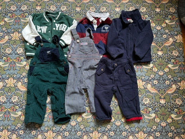12-18 Month Fall Winter Boy Vintage OshKosh Overalls and Jacket Bundle Lot 12-18 Month Fall Winter Boy Vintage OshKosh Overalls and Jacket Bundle Lot