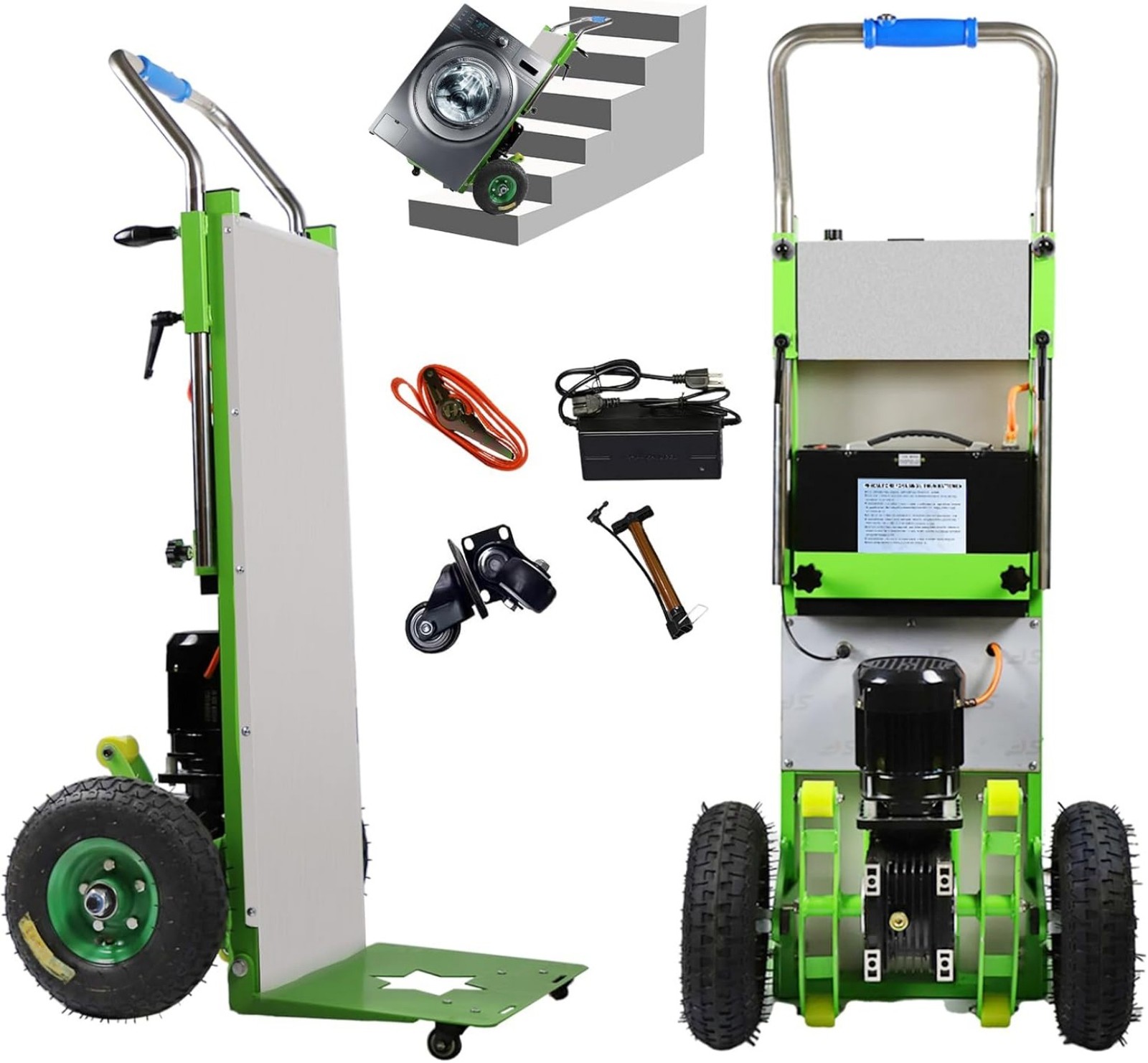 Electric Stair Climbing Dolly 900lbs Folding Stair Climber Hand Truck Dolly Cart