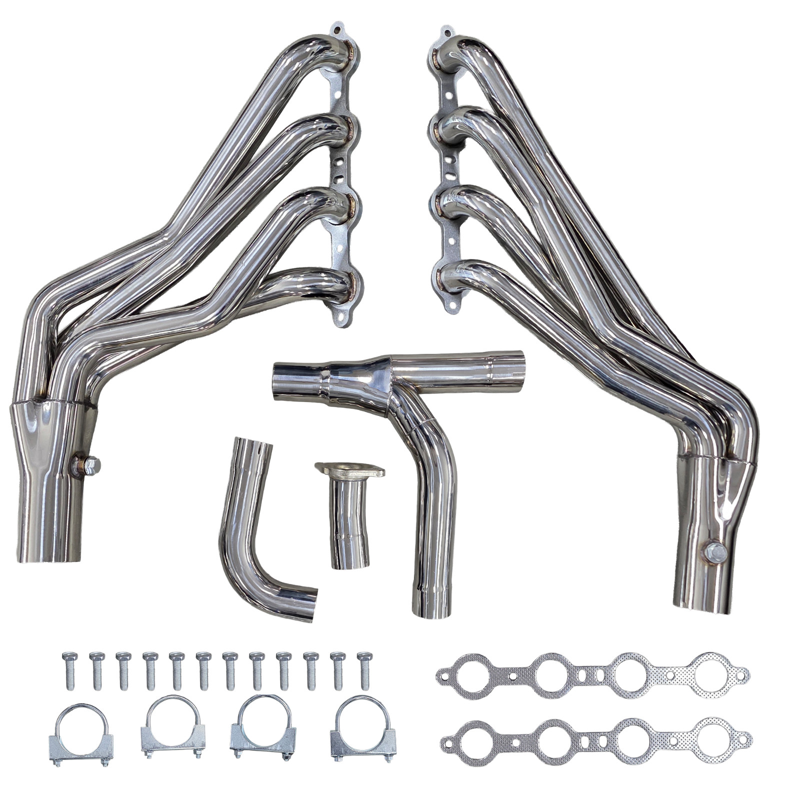 CAE-MT001008 Fits 1999 2006 Chevy Silverado GMC Sierra 4.8L 5.3L 6.0L Ex Header 