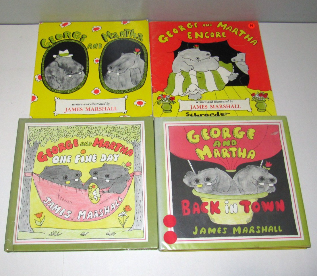 Lot of 4 George and Martha picture books by James Marshall TPB/HB