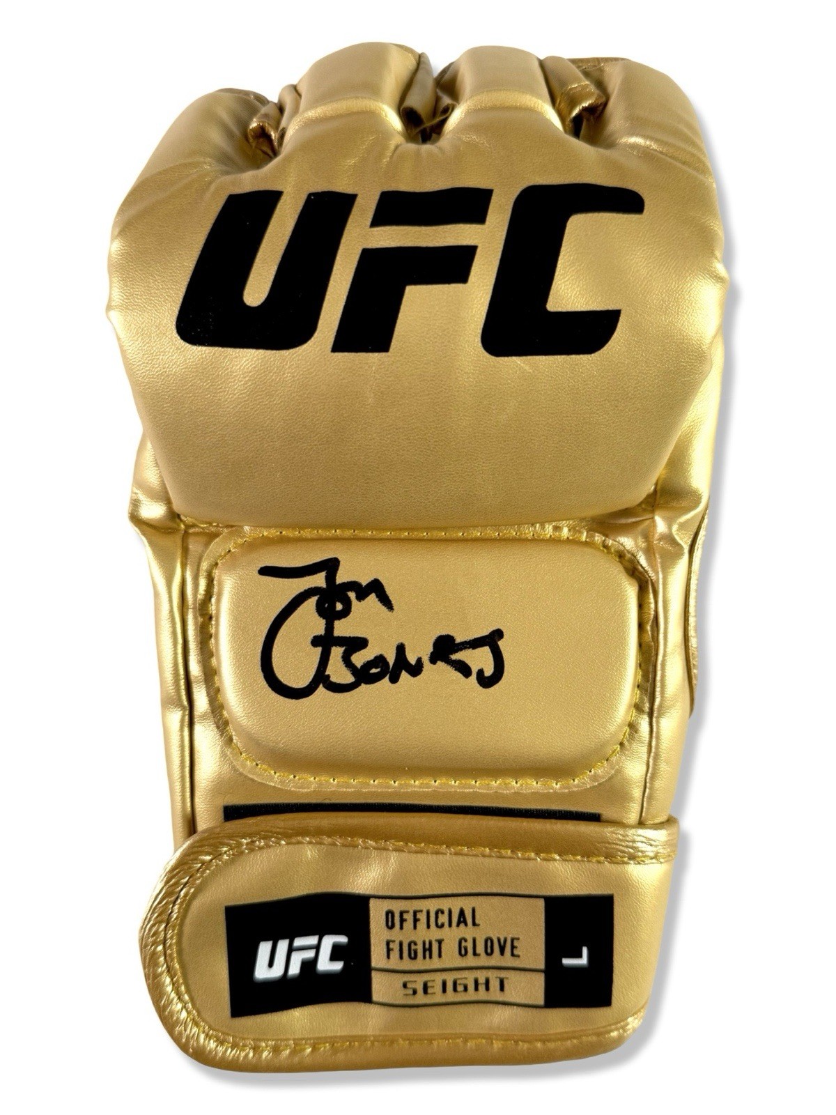 Jon Jones Signed Autographed UFC Gold Glove GOAT PSA/DNA Authenticated