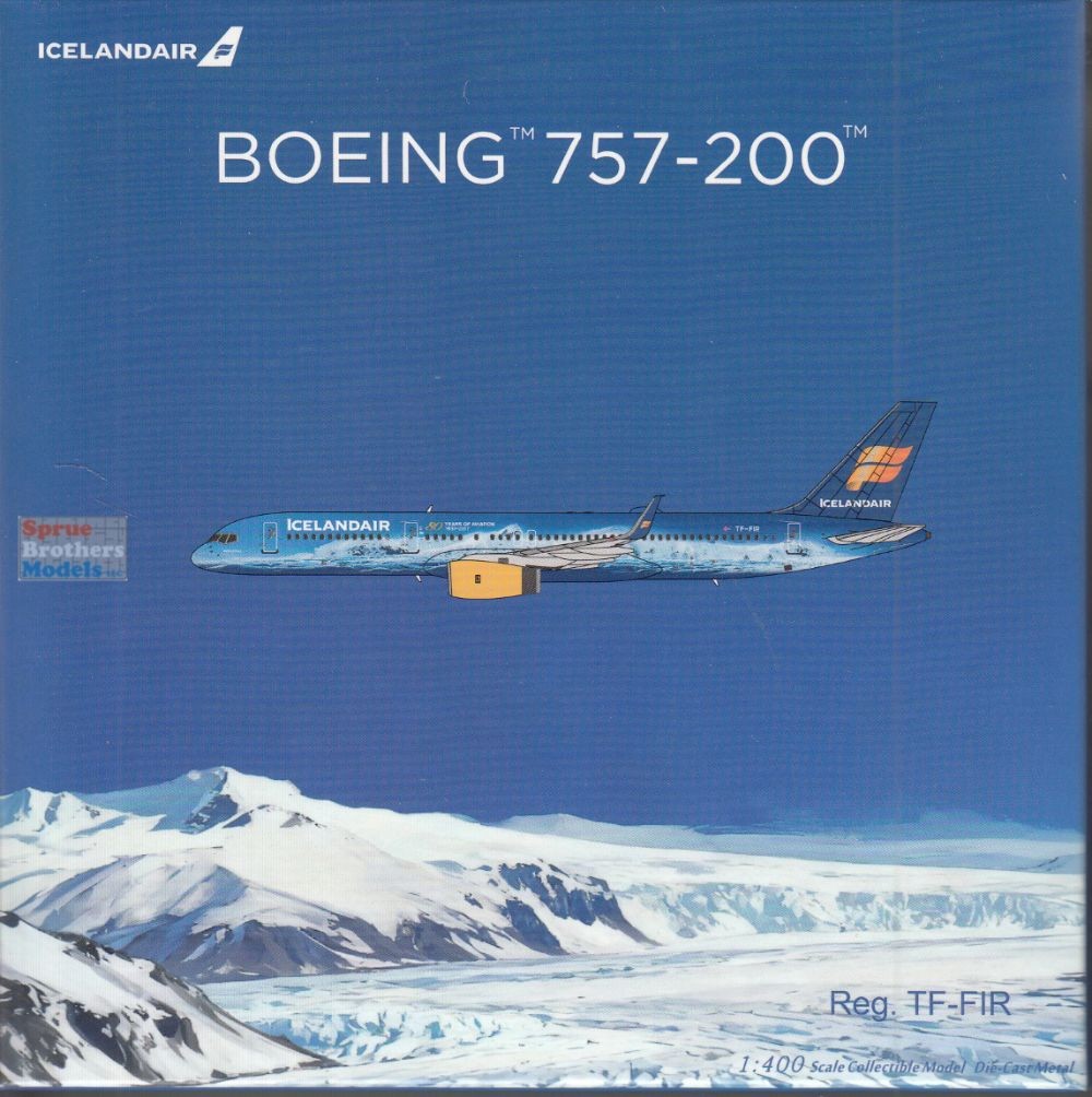 NGM53214 1:400 NG Model IcelandAir B757-200 Reg #TF-FIR \'Vatnajokull\' NGM53214 1:400 NG Model IcelandAir B757-200 Reg #TF-FIR \'Vatnajokull\'