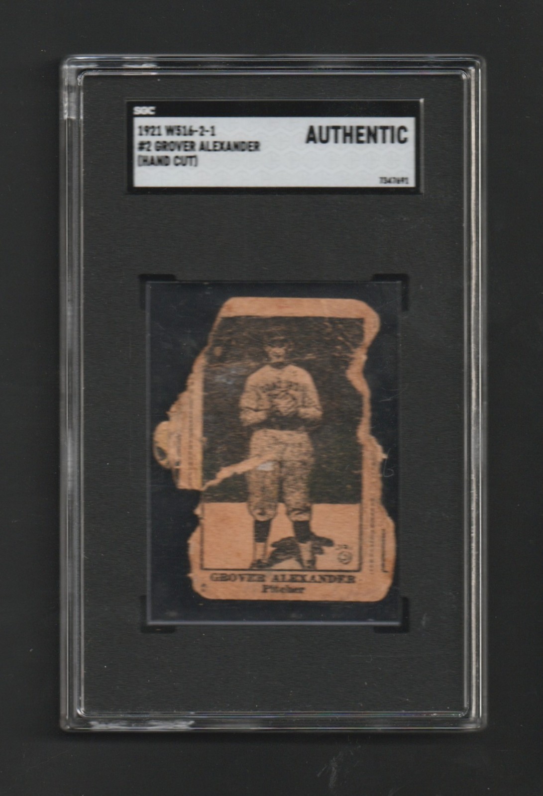 1921 W516 GROVER CLEVELAND ALEXANDER ~ HOF ~ SGC ~ Super RARE 1921 W516 GROVER CLEVELAND ALEXANDER ~ HOF ~ SGC ~ Super RARE