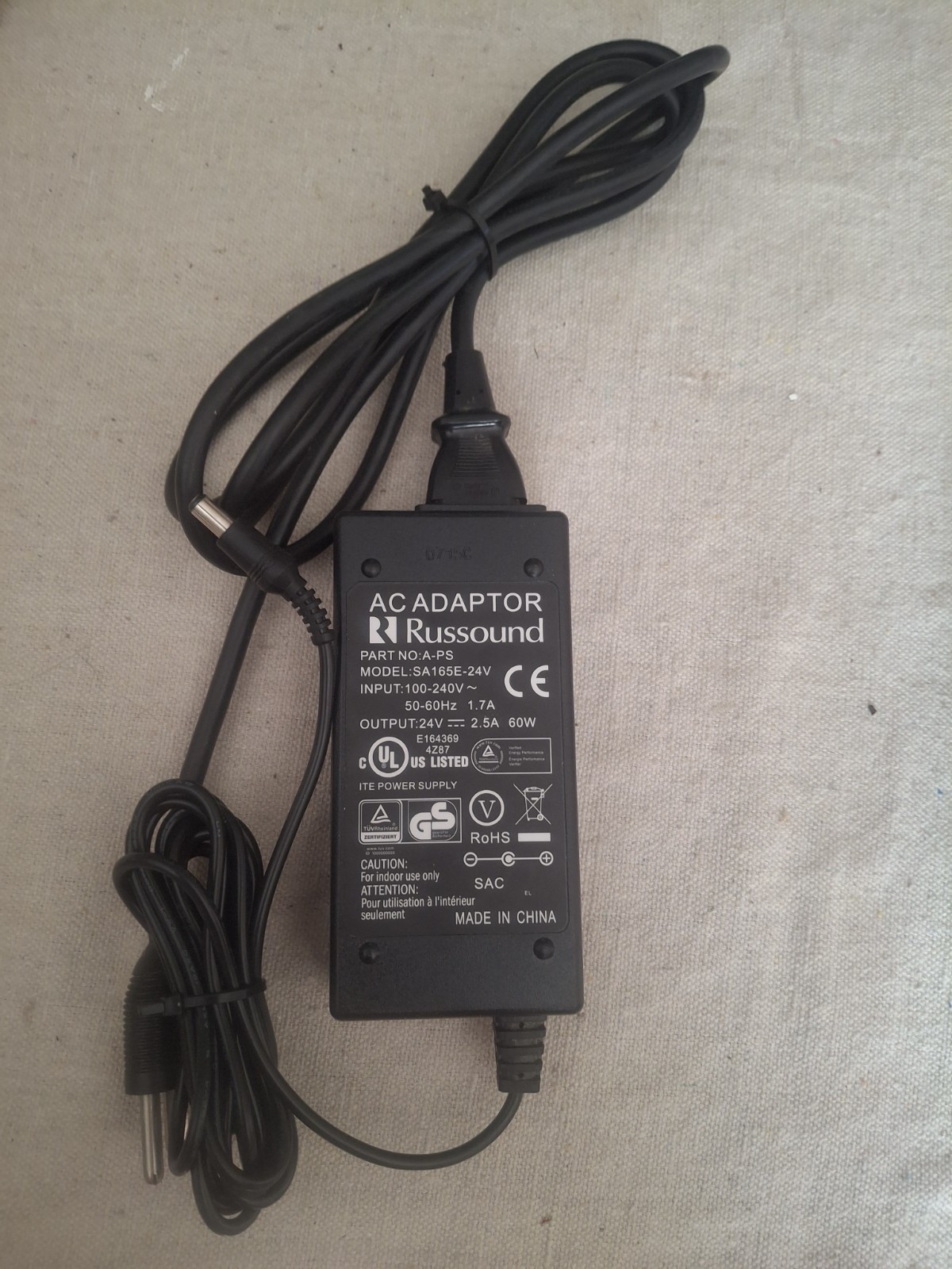 Russound A-PS Original Equipment Power Supply for A-Bus Systems  TESTED 