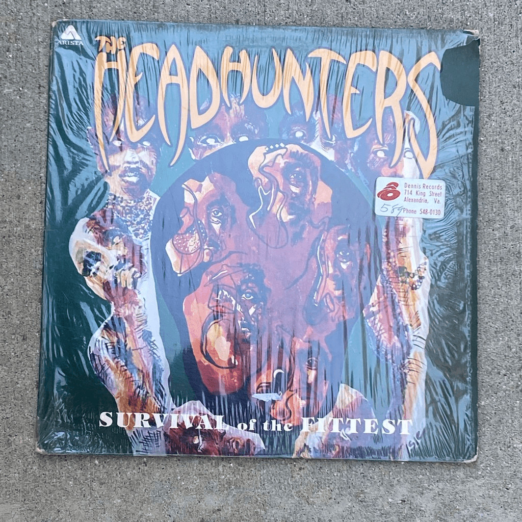 THE HEADHUNTERS Survival Of The Fittest 1975 Arista White Label PROMO plays EX