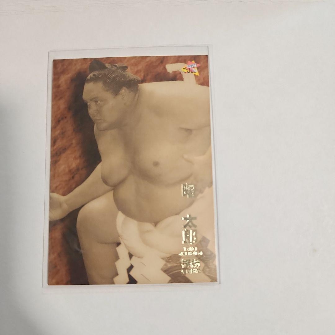 Akebono Taro Sumo Photo Card Miyabi