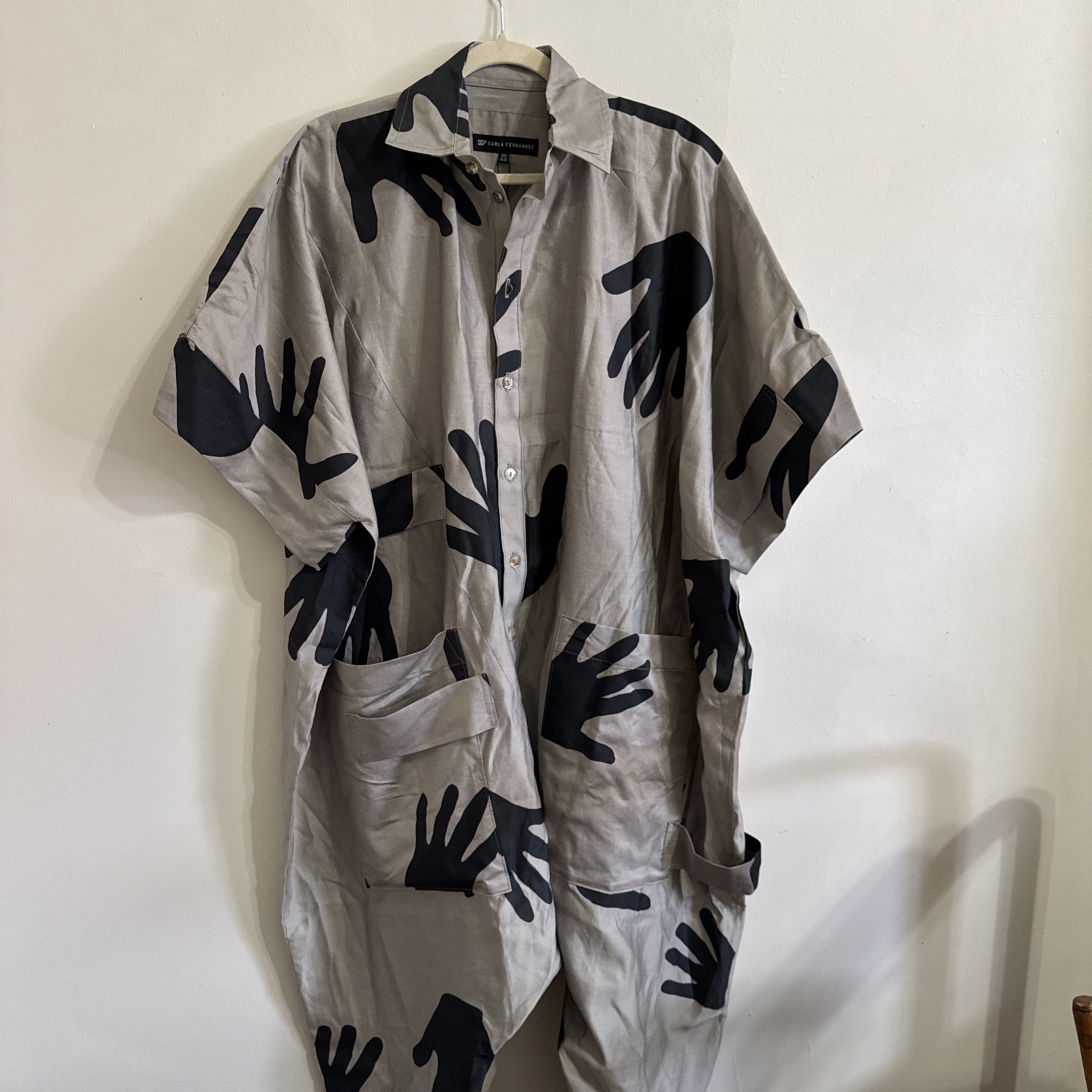 Carla Fernandez Jumpsuit RARE One Size 35x 53(total length) New NWT Z7