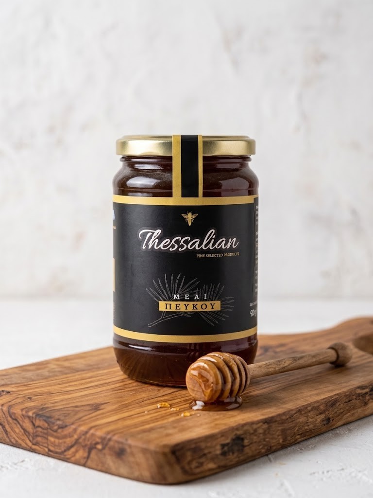 Organic Greek Pine Honey – 100% Natural Raw & Unprocessed Honey 960g