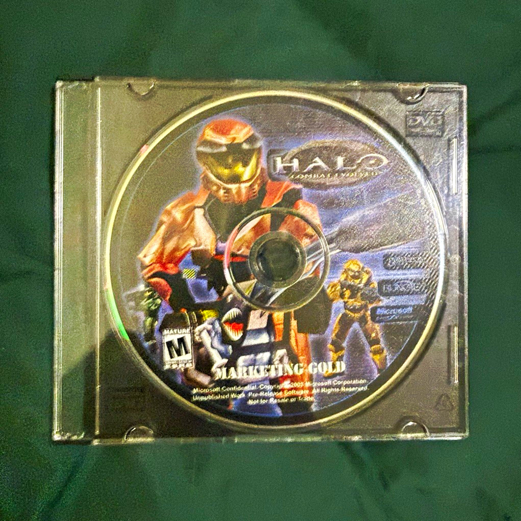 Halo: Combat Evolved Marketing Gold RARE
