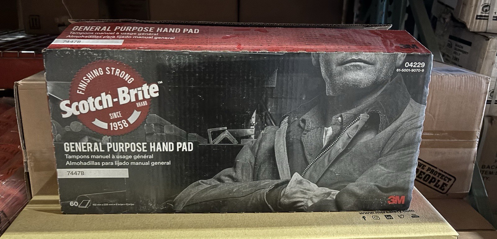 3m scotch brite 7447b Hand Pads - CASE (60) 3m scotch brite 7447b Hand Pads - CASE (60)