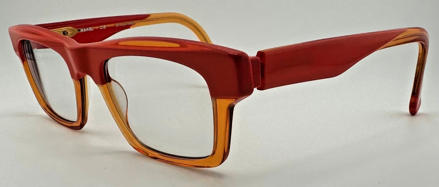 ETNIA BARCELONA Manel OG Spain Eyeglasses Frames Only Orange / Yellow 51-20-145 ETNIA BARCELONA Manel OG Spain Eyeglasses Frames Only Orange / Yellow 51-20-145