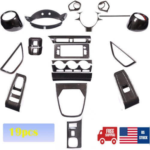 ABS Carbon Fiber Full Interior Center Consol Trim Sets For GR86/BRZ AT 22-25
