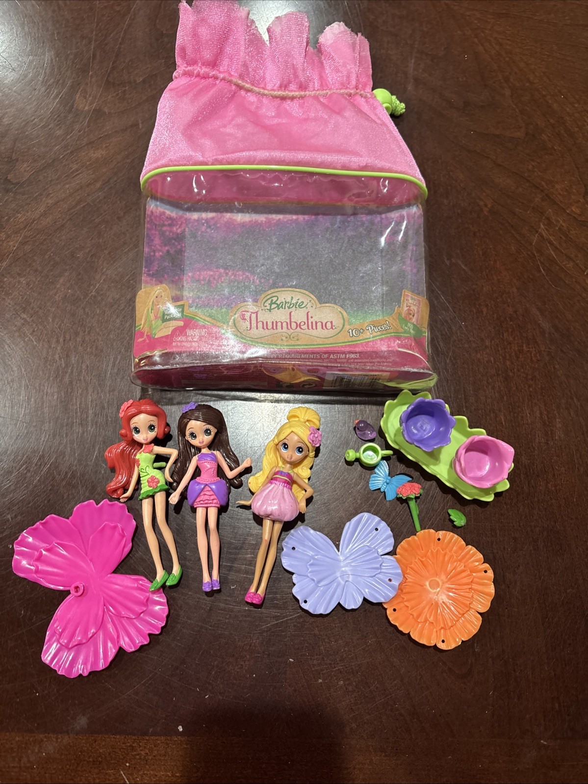 Rare Barbie Thumbelina Doll 2008 12 Pieces incomplete Rare Barbie Thumbelina Doll 2008 12 Pieces incomplete