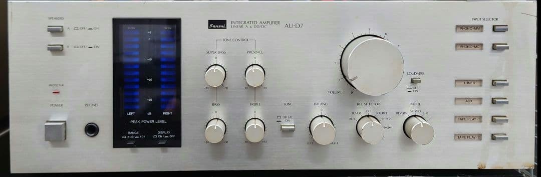 SANSUI AU-D7 Integrated Amplifier Diamond Differential Vintage As-Is