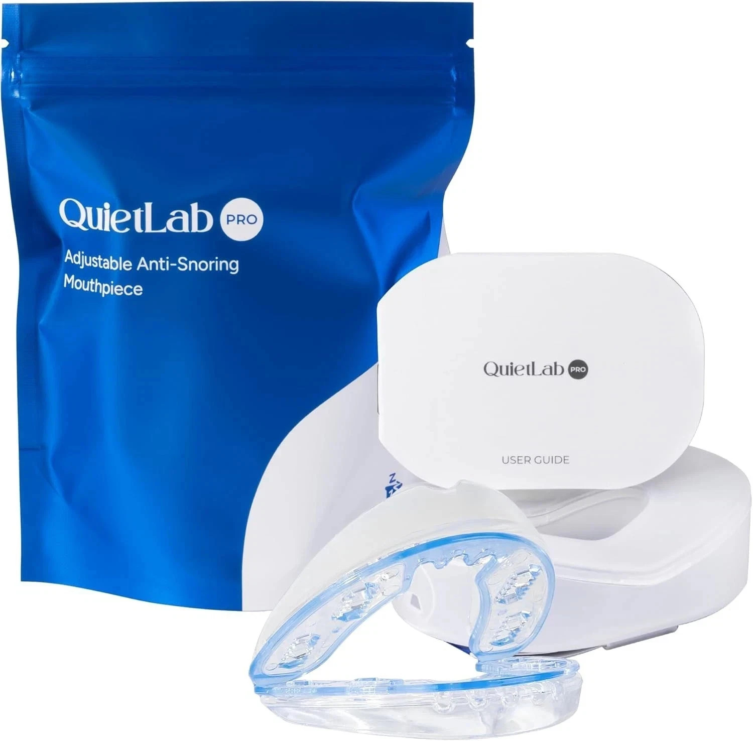 QuietLab Pro Adjustable Anti-Snoring Mouthpiece - BPA-Free Medical ing)