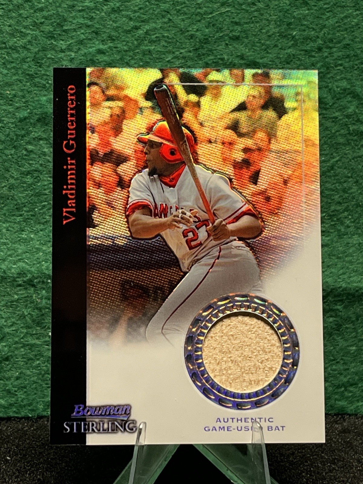 Vladimir Guerrero 2004 Bowman Sterling #BS-VG Bat Relic Refractor /199 (MEM) Vladimir Guerrero 2004 Bowman Sterling #BS-VG Bat Relic Refractor /199 (MEM)