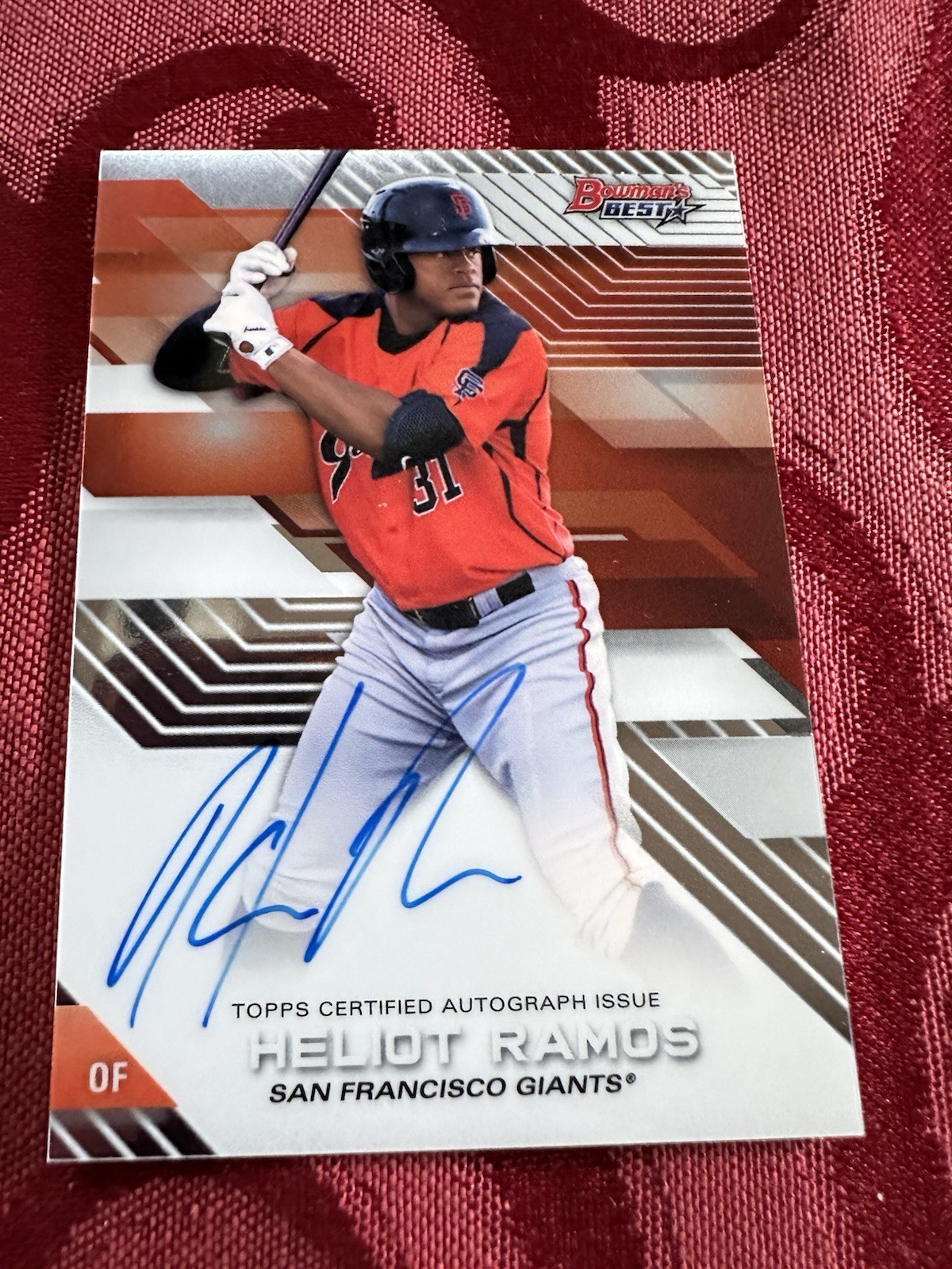 Heliot Ramos 2017 Bowman's Best Auto Autograph Rookie RC Card YANKEES (QTY)