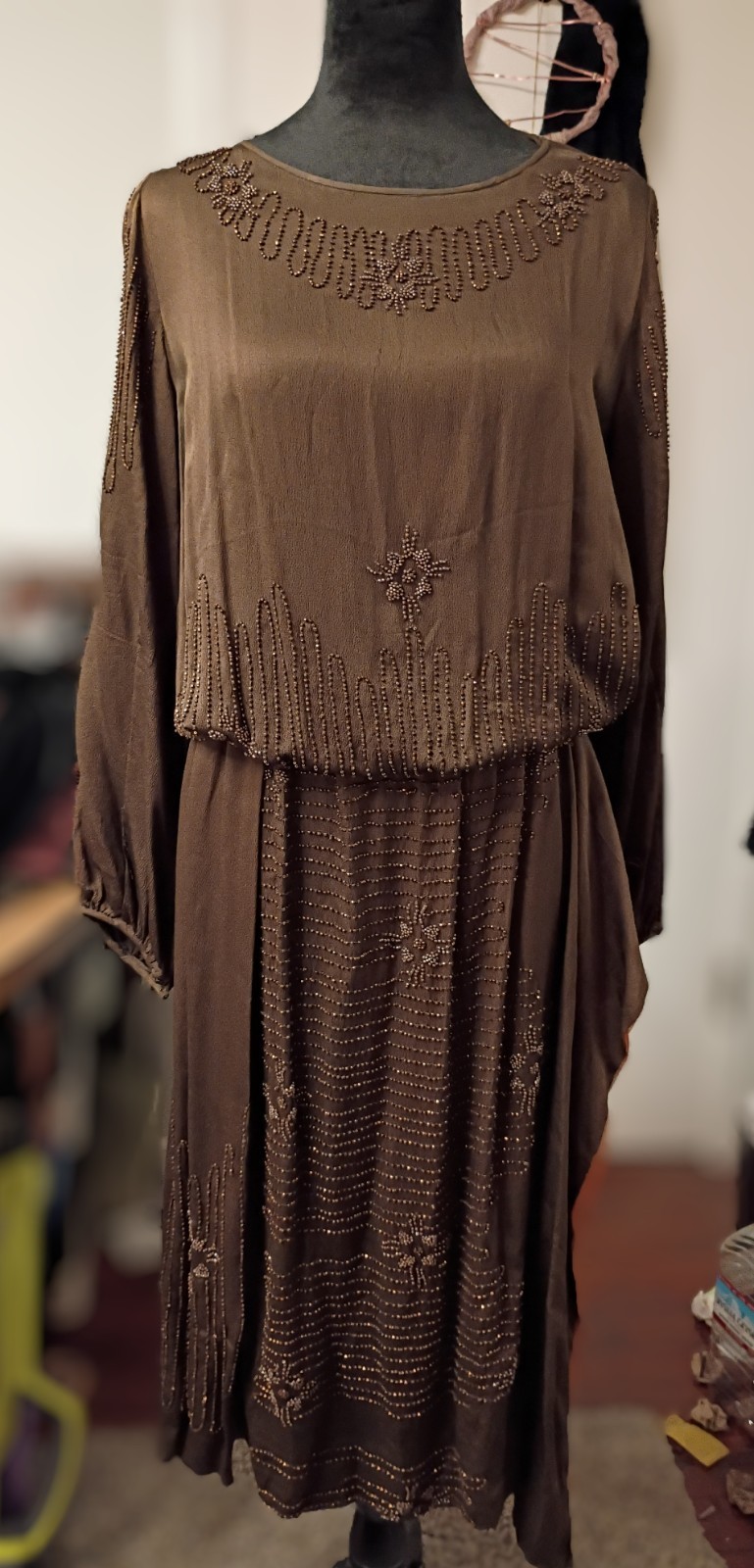 Antique 1920s flapper Style Dress