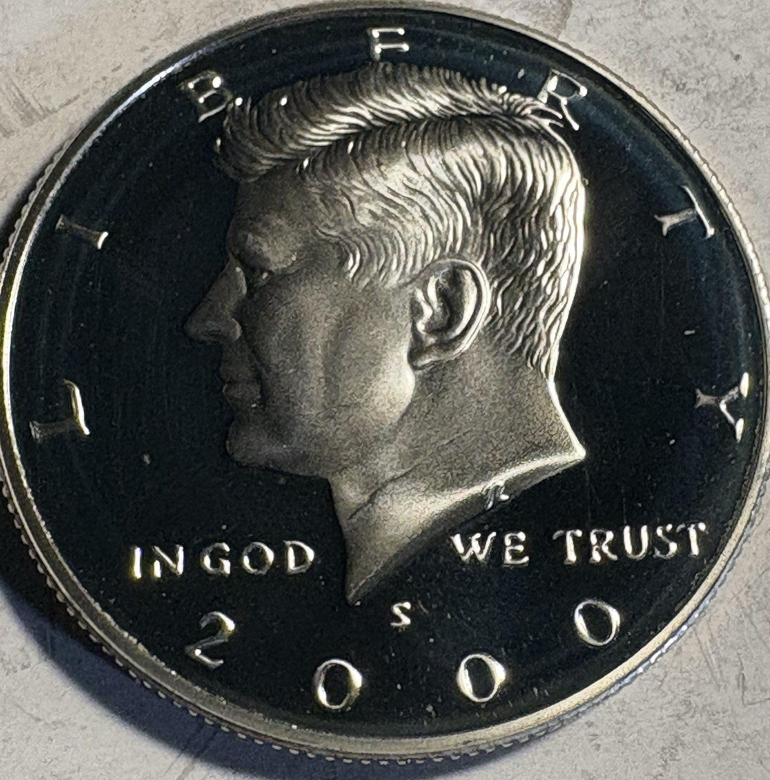 2000 S Kennedy Half Dollar Silver Proof 90% Silver .900 Fine Gem DCam 2000 S Kennedy Half Dollar Silver Proof 90% Silver .900 Fine Gem DCam