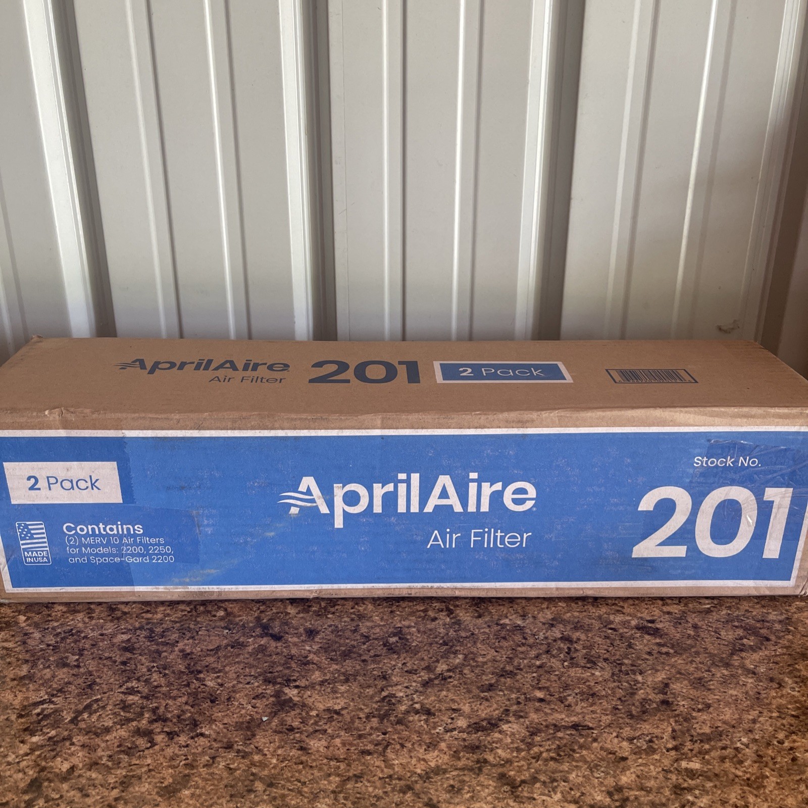 Aprilaire 201 Furnace Filter 20x25x6 MERV 10 2 Pack for 2200 2250 Air Purifier