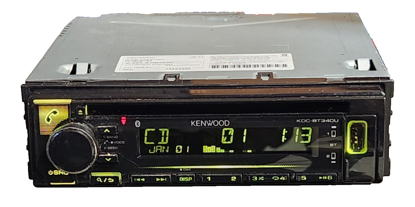 Kenwood KDC-BT340U CD Receiver with Bluetooth Kenwood KDC-BT340U CD Receiver with Bluetooth