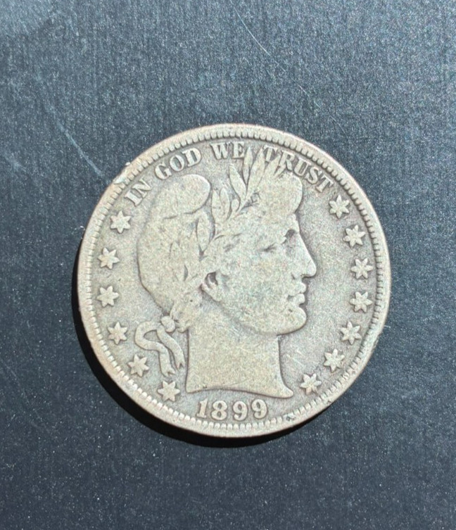 1899 BARBER HALF DOLLAR breaking up set GREAT DEAL 1899 BARBER HALF DOLLAR breaking up set GREAT DEAL