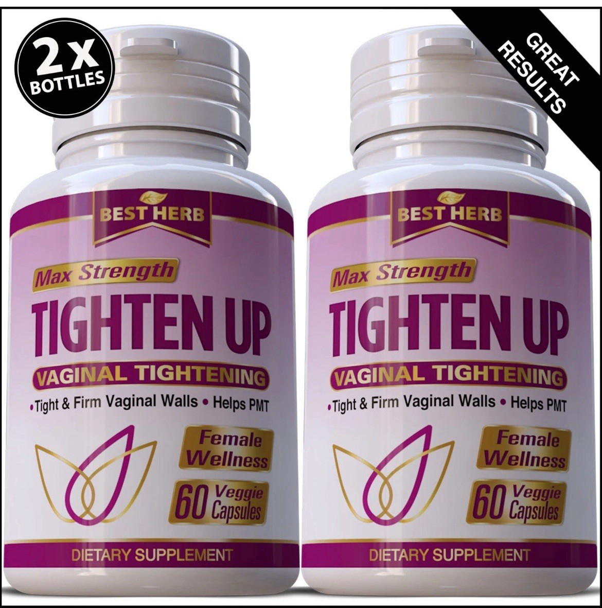 2 Female Tighten Up Vaginal Tightening Pill Supplement All Natural Stop Odor PMS