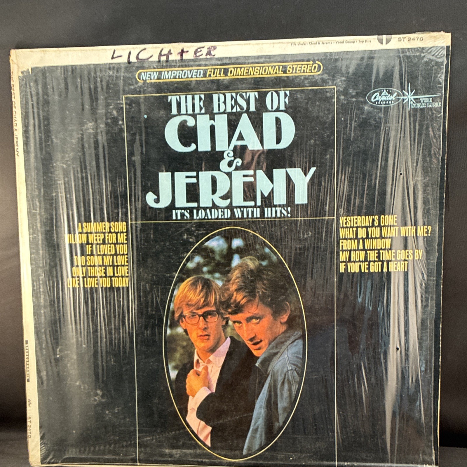 Chad & Jeremy The Best Of Vinyl LP 1966 Capitol ST-2470 Stereo VG/NM Shrink