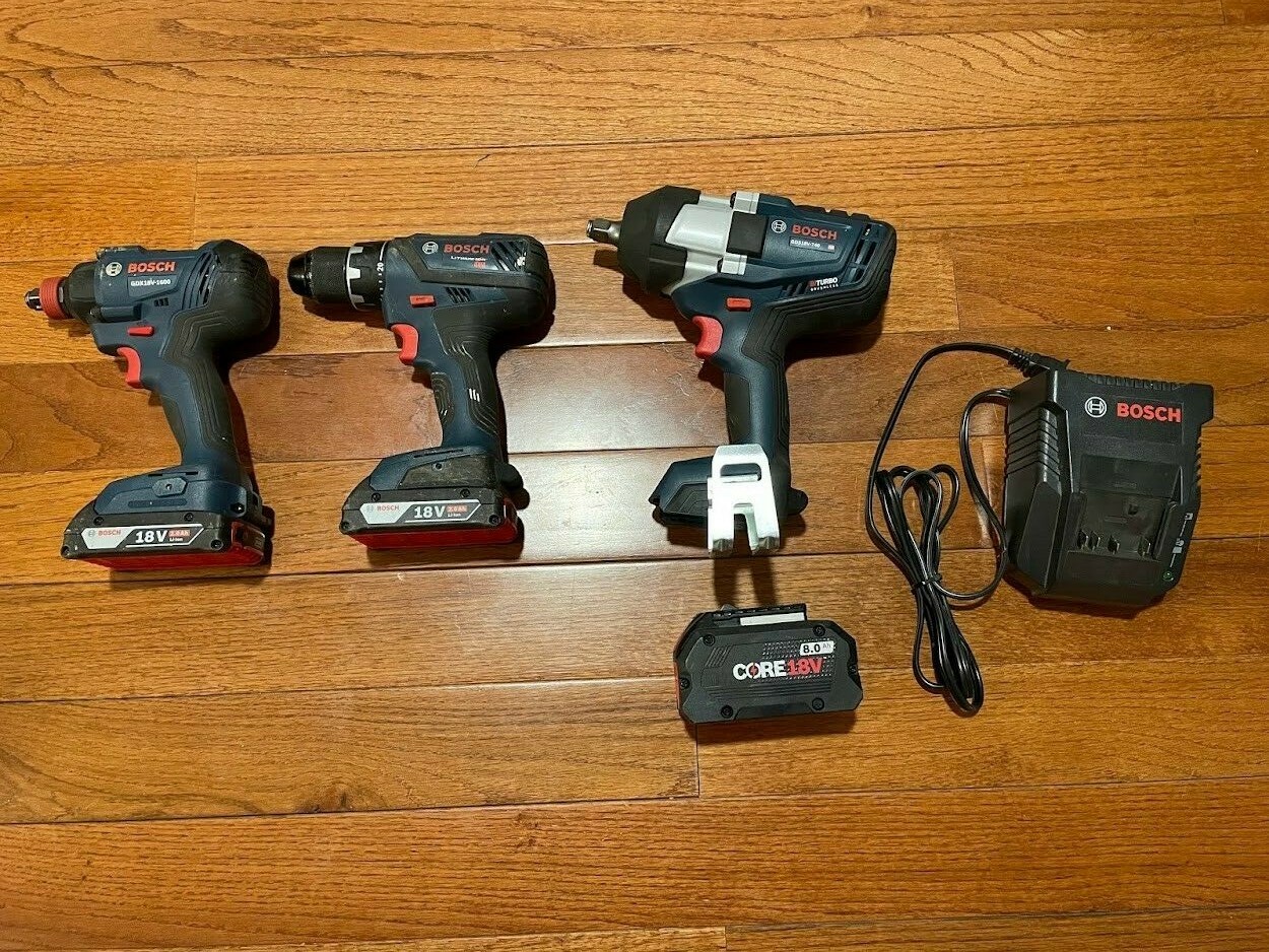 Bosch GXL18V-232B22 18V 2Tool Kit and GDS18V-740N-RT PROFACTOR with 8Ah battery Bosch GXL18V-232B22 18V 2Tool Kit and GDS18V-740N-RT PROFACTOR with 8Ah battery