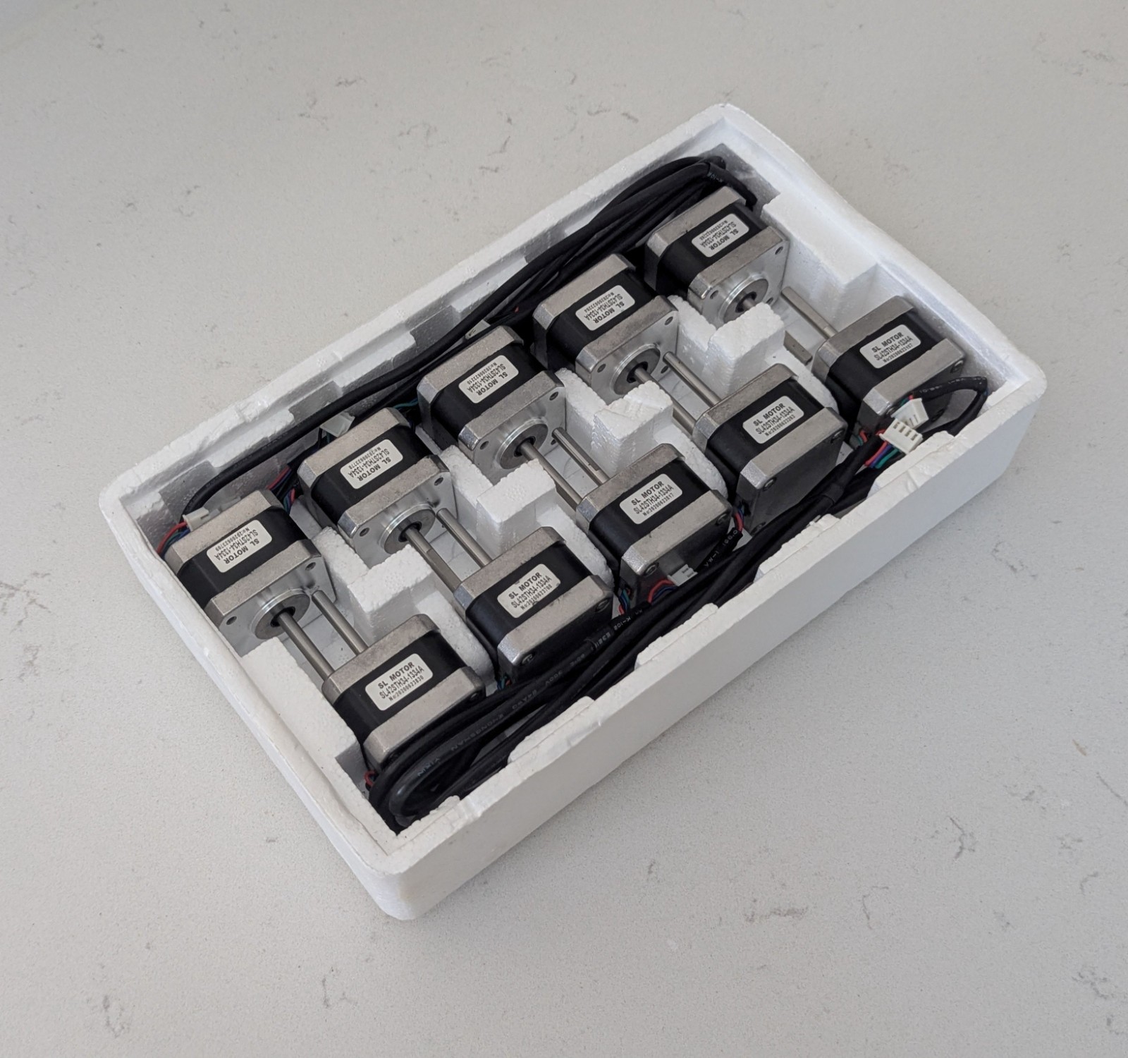 NEMA17 Stepper Motor 42x34mm, 1.8°, IP56, New - Selling in Lots of 10