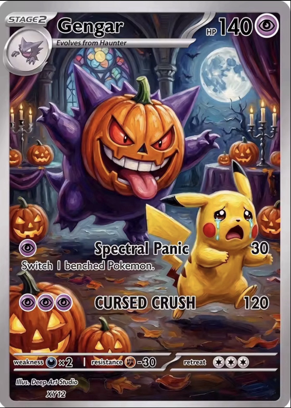 Gengar Halloween art work mai dong