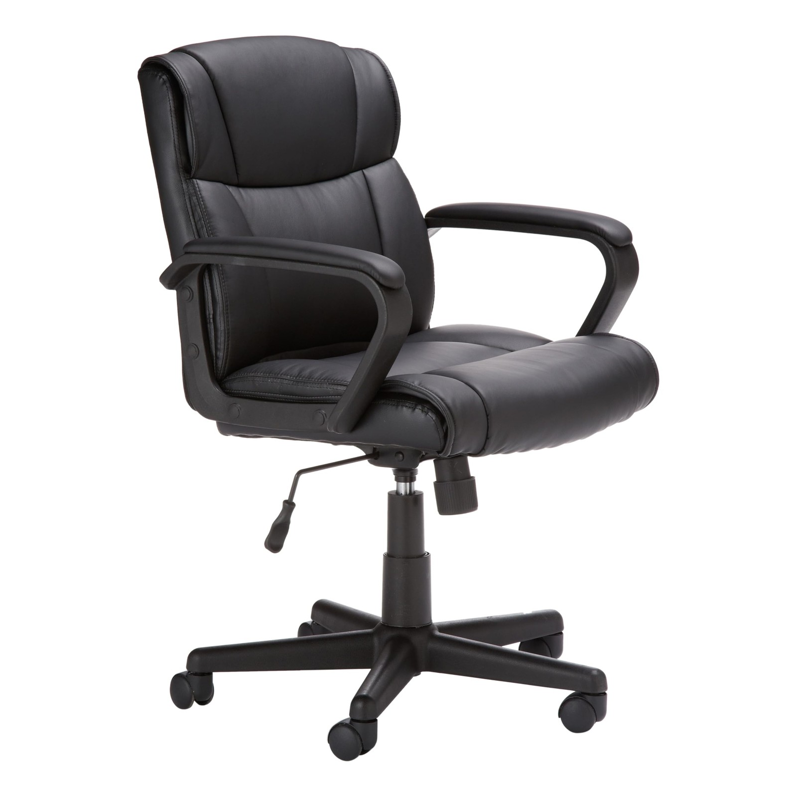 Retailer Basics Office Computer Task Desk Chair Padded Armrests Mid-Back