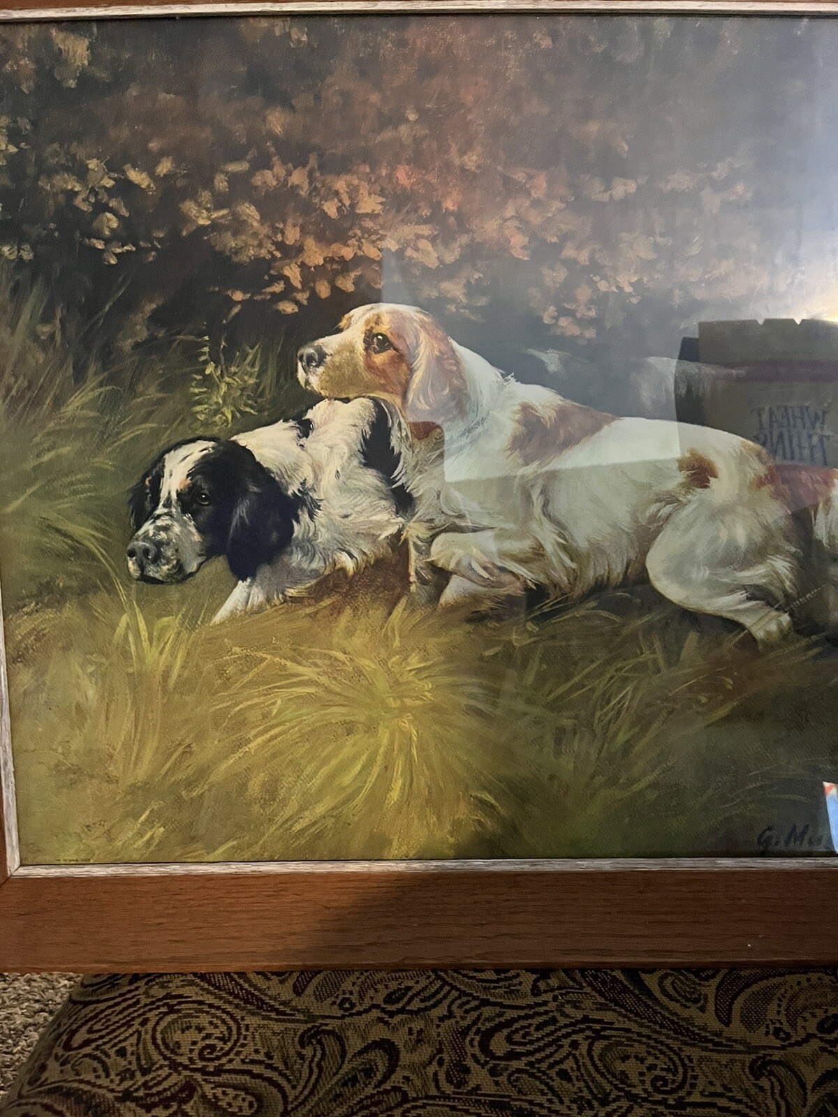 Original litography Signeby Artist Gustavo  Muss Arnold. 1858-1927.      23x1x19