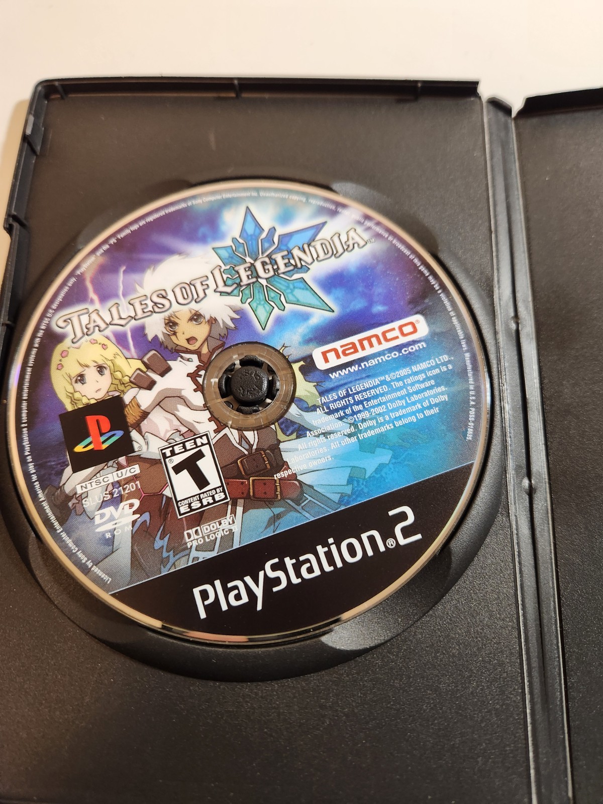 Tales of Legendia (Sony PlayStation 2, 2006) GAME ONLY, TESTED, Works