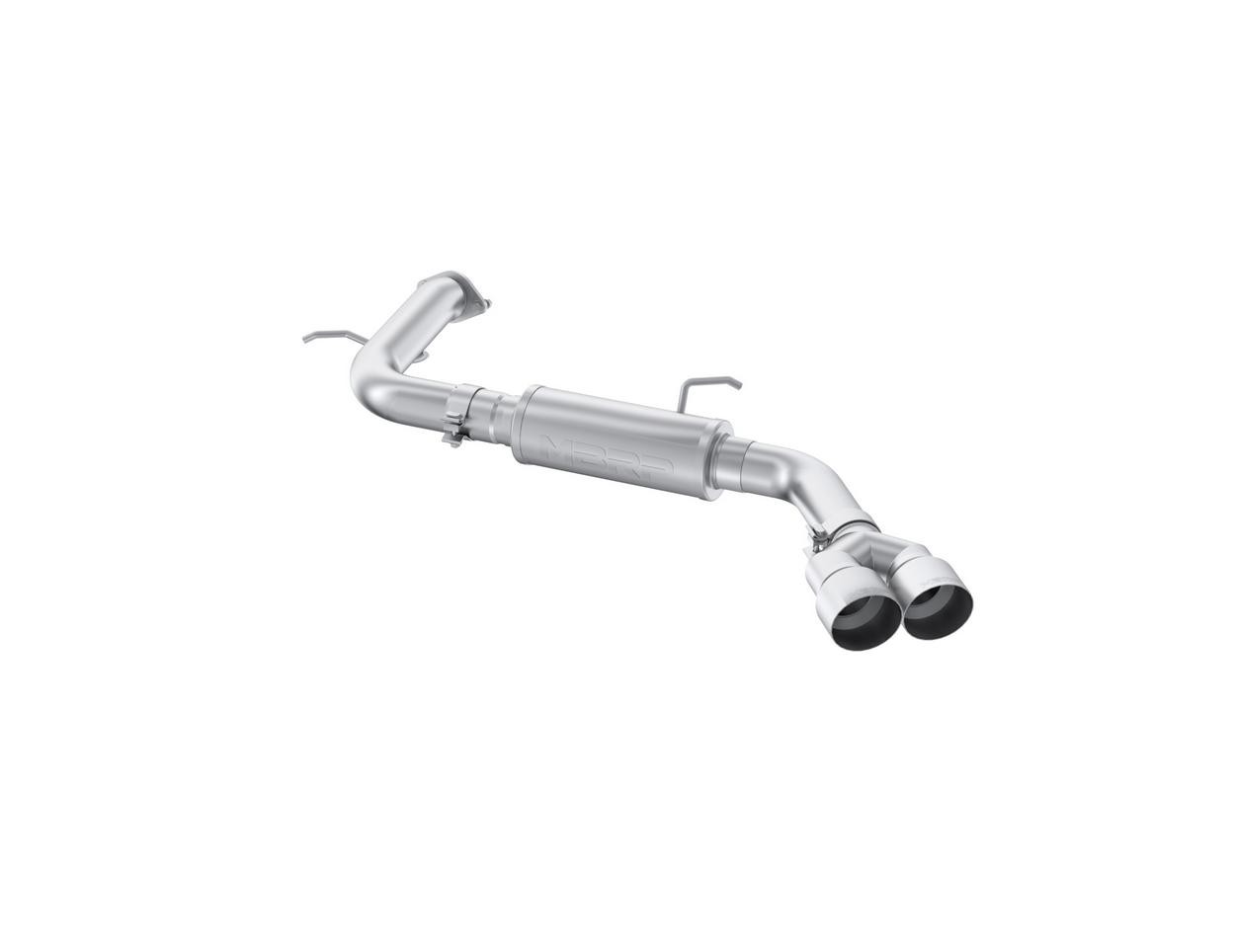 MBRP Exhaust System Kit - MBRP 3in Axle-Back, Single Rear Exit, AL.