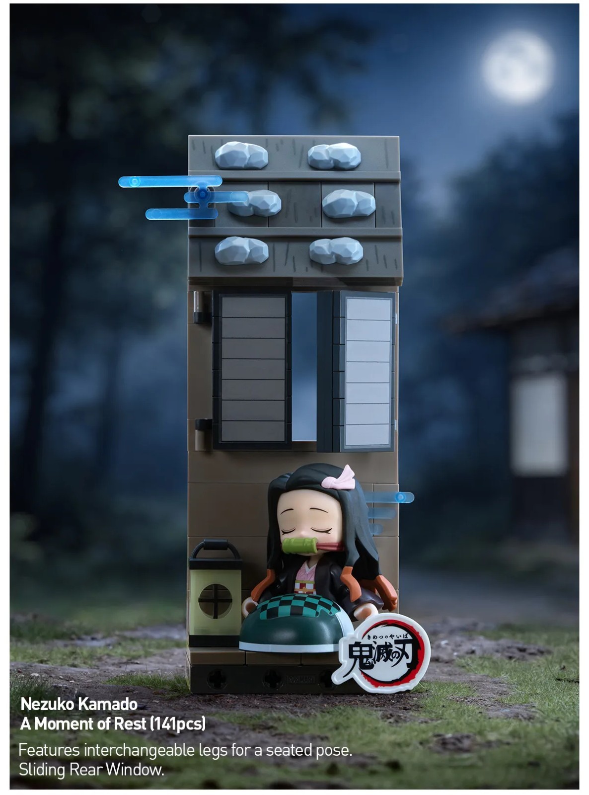 POP MART x Demon Slayer Unwavering Resolve Arc Series Block Figures in Open Box